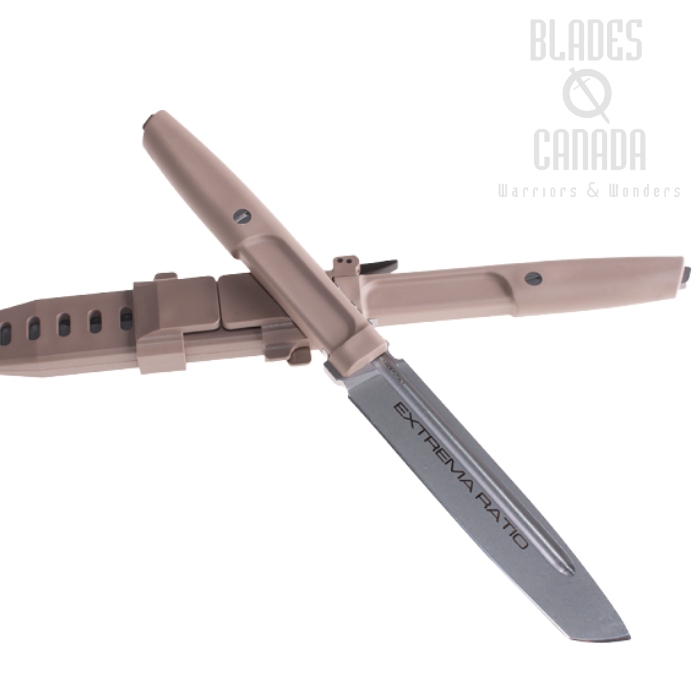 Extrema Ratio MAMBA Tanto Fixed Blade Knife, N690, Desert Handle